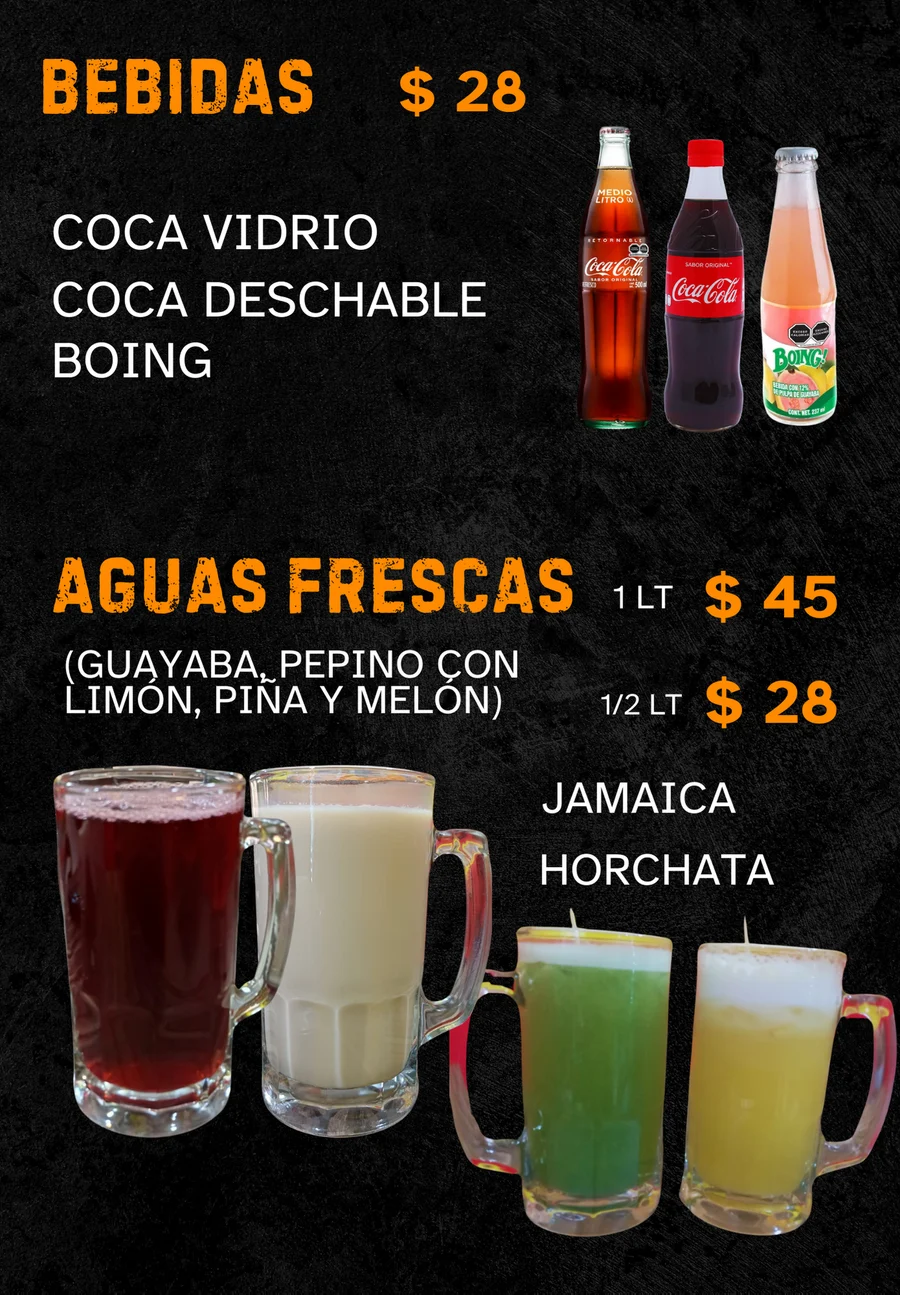 Hoja 5: Bebidas y Aguas Frescas